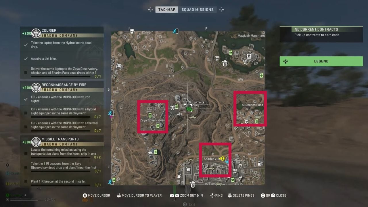 How to Complete The Courier DMZ Mission TRN Checkpoint